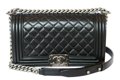 chanel le boy bag second hand